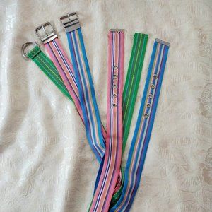 Set of 3 Vintage Belts